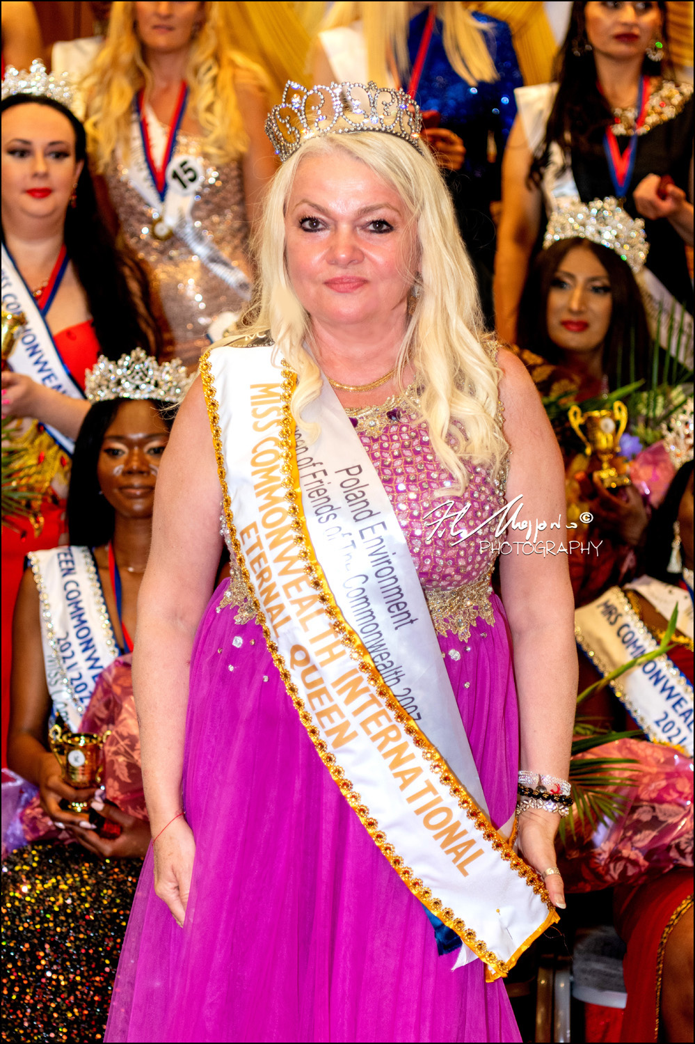 Dorota Lopatynska-de-Slepowron at Miss Commonwealth